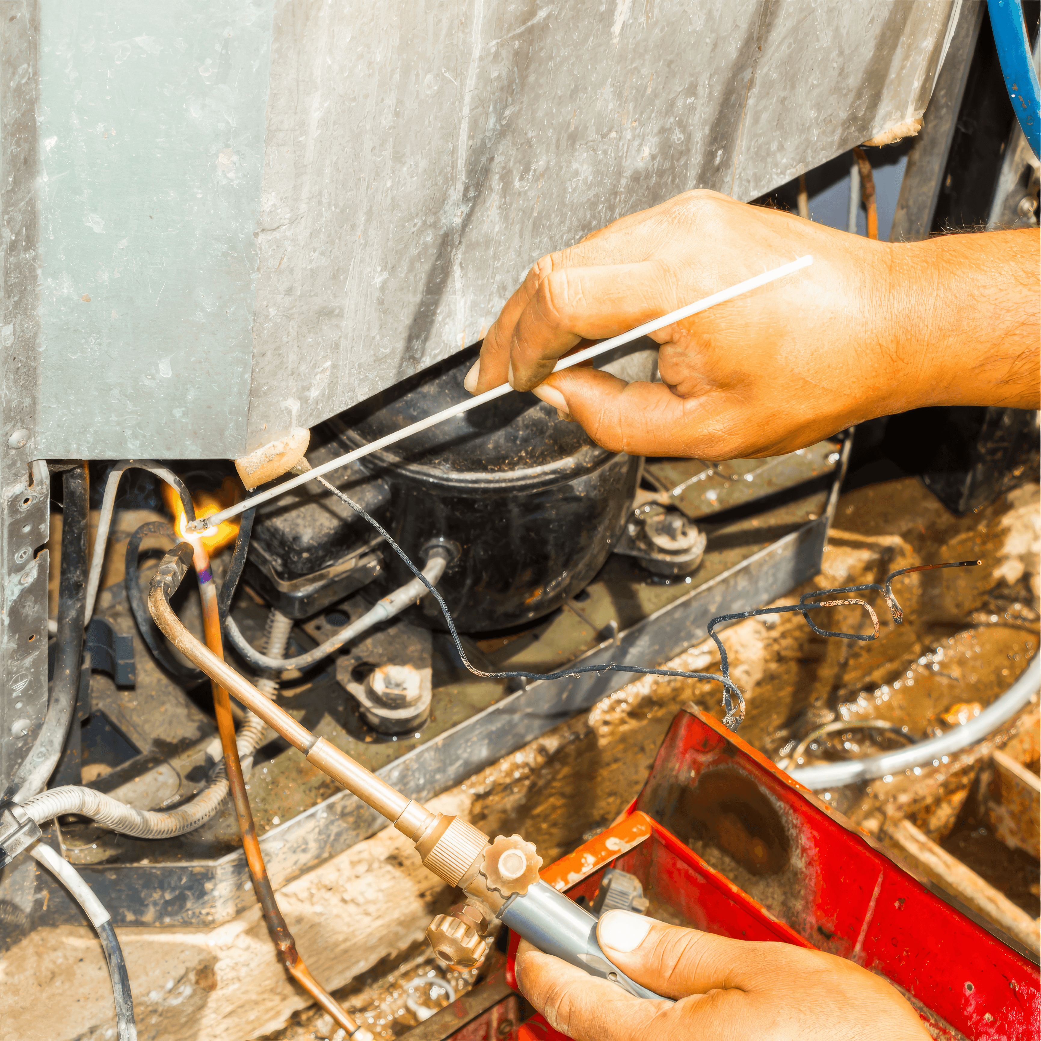 ice machine repair close up 2