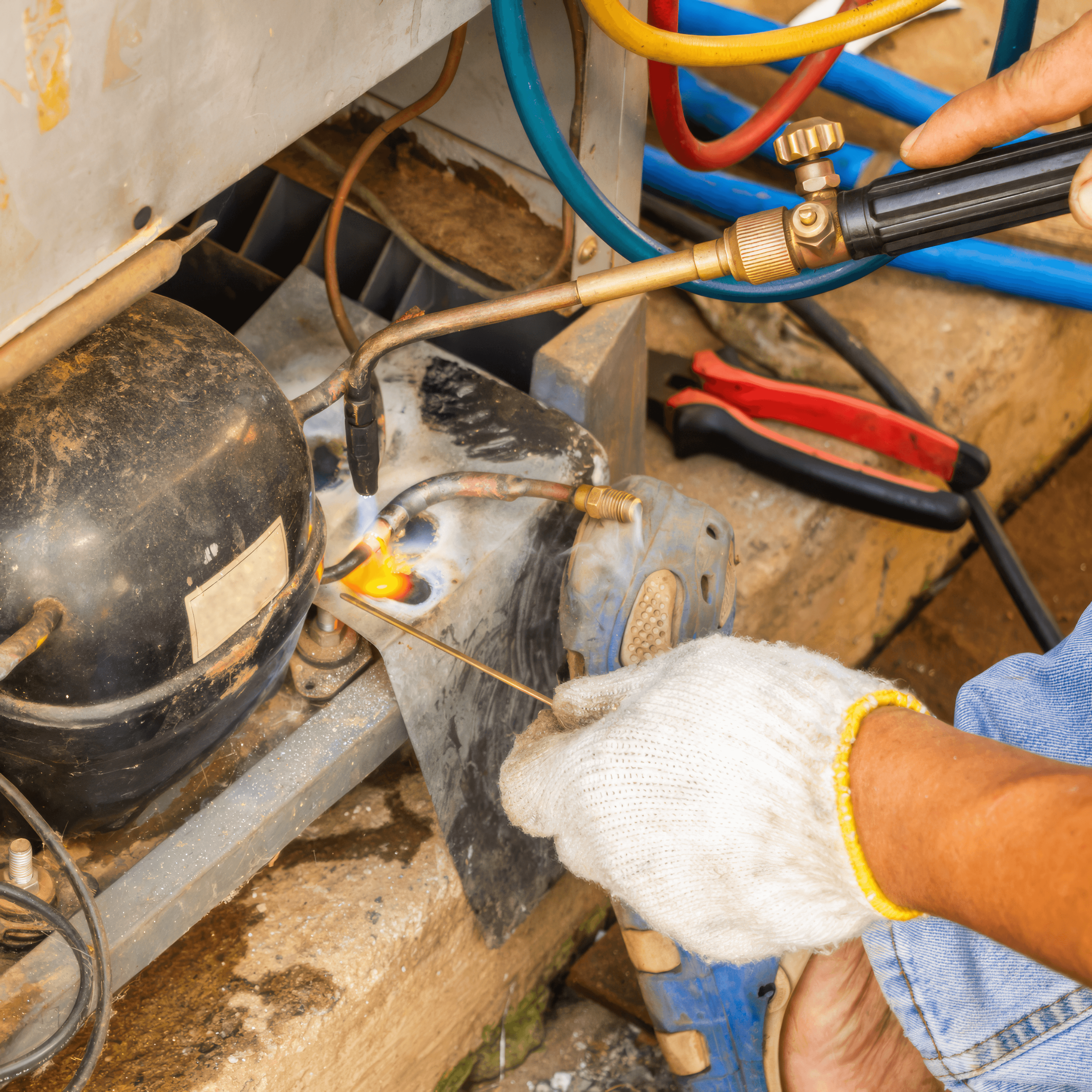 ice machine repair close up 4